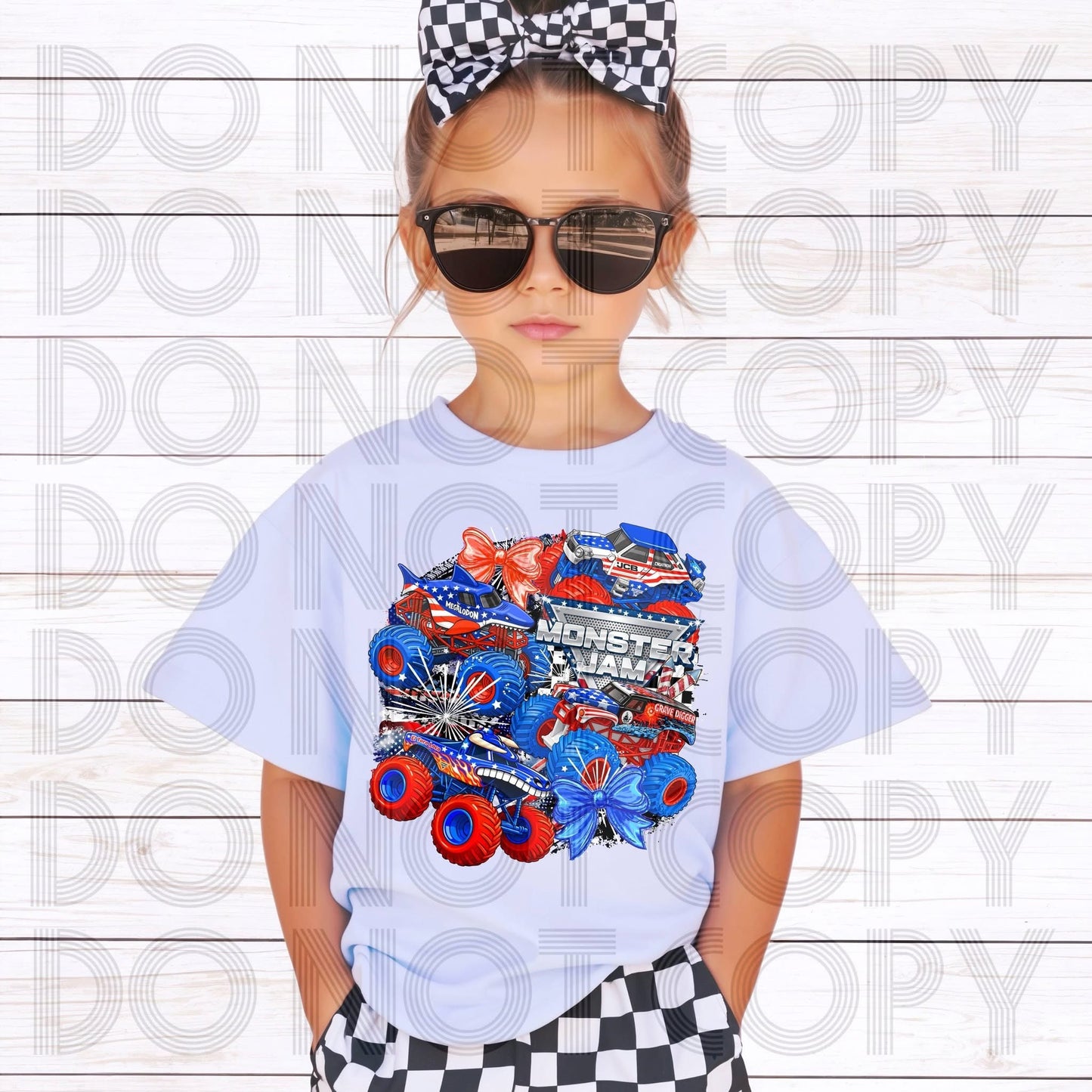 Exclusive Stars & Stripes Monster Jam - ADULT