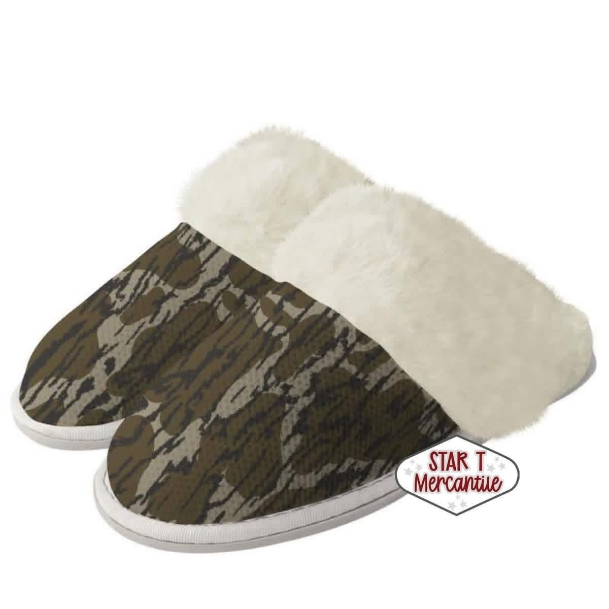 Custom Print Fuzzy Slippers