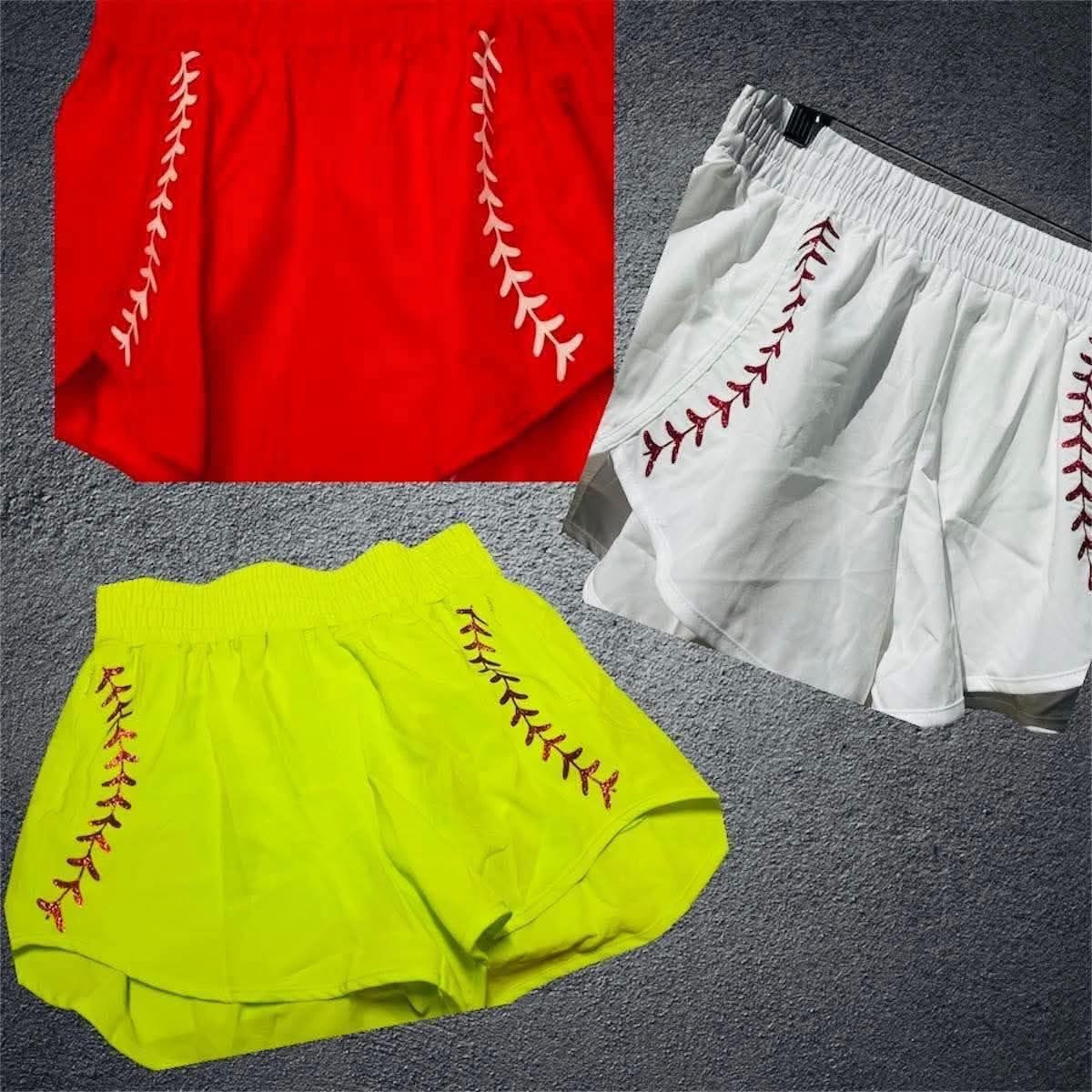 Baseball/softball stitch shorts - adult