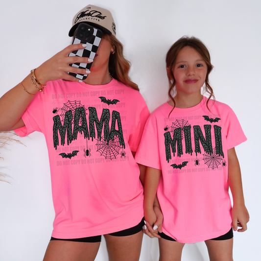 Mama Spooky Bats and Spiders - WS