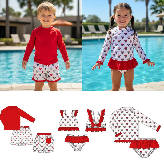Watercolor Mouse Swim Collection - ETA early March