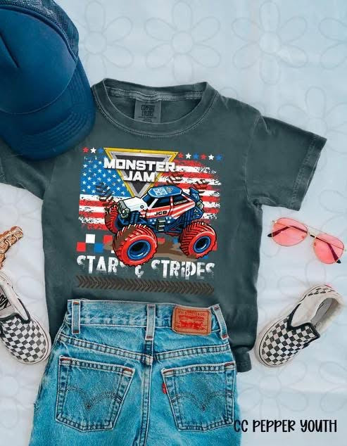 Stars & Stripes Monster Jam - ADULT