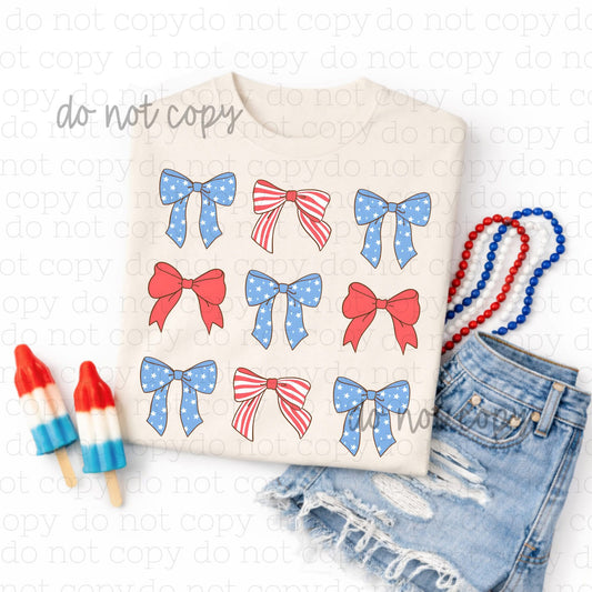 RWB bows - Adult