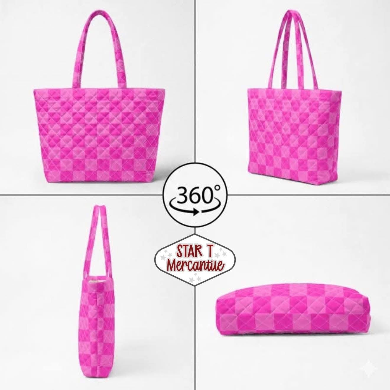 Custom Quilted Tote Bag
