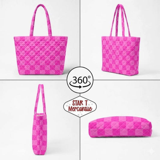 Custom Quilted Tote Bag