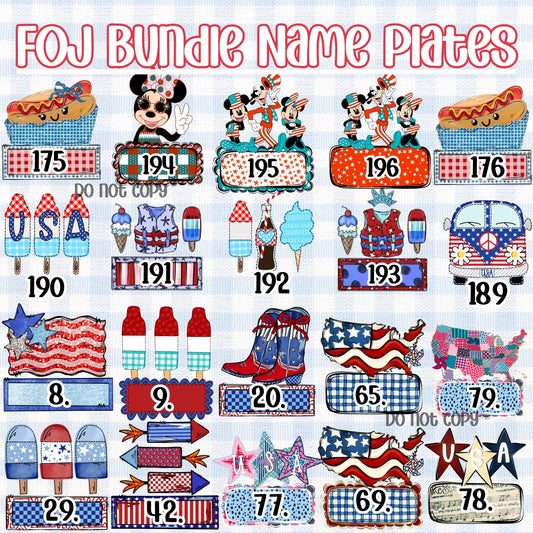 Red white and cute FOJ Bundle - Adult