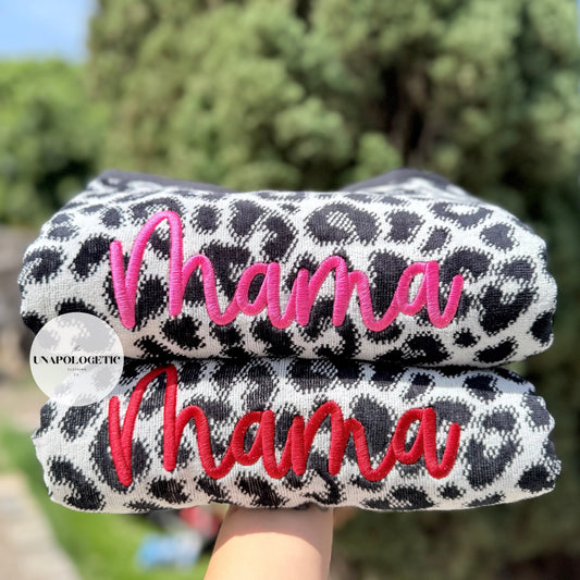 OVERSIZED Custom Embroidered Beach Towels - WS
