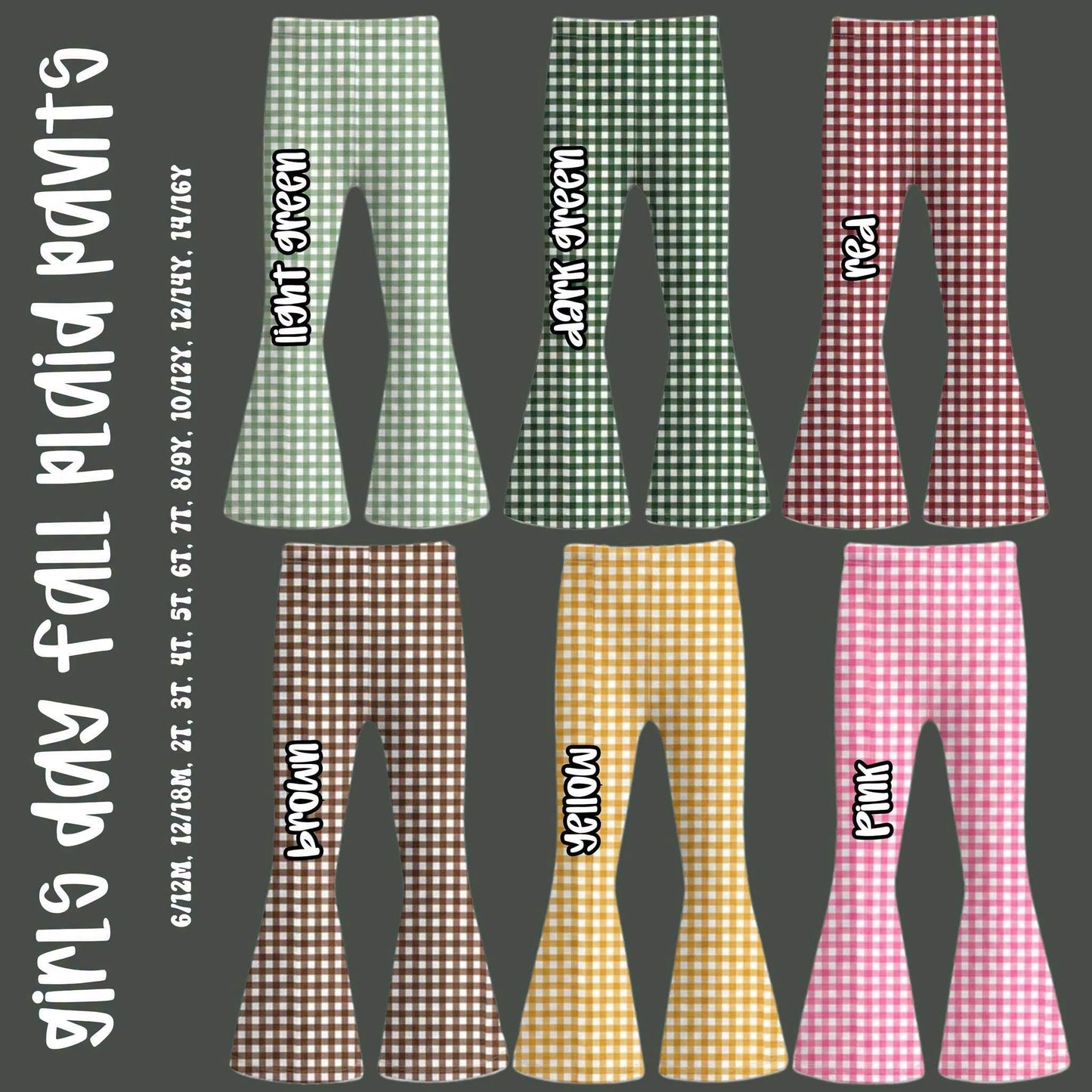 Girls day fall pants