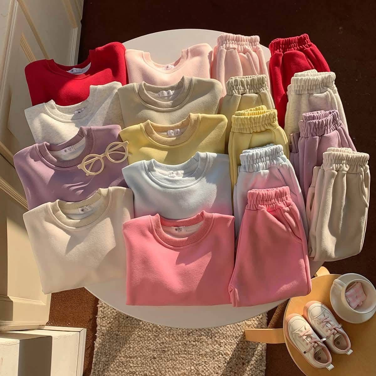 Kids Crewneck And Jogger Set