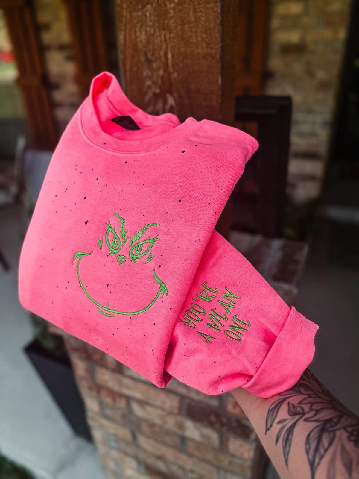 You’re a Mean One- Embroidery
