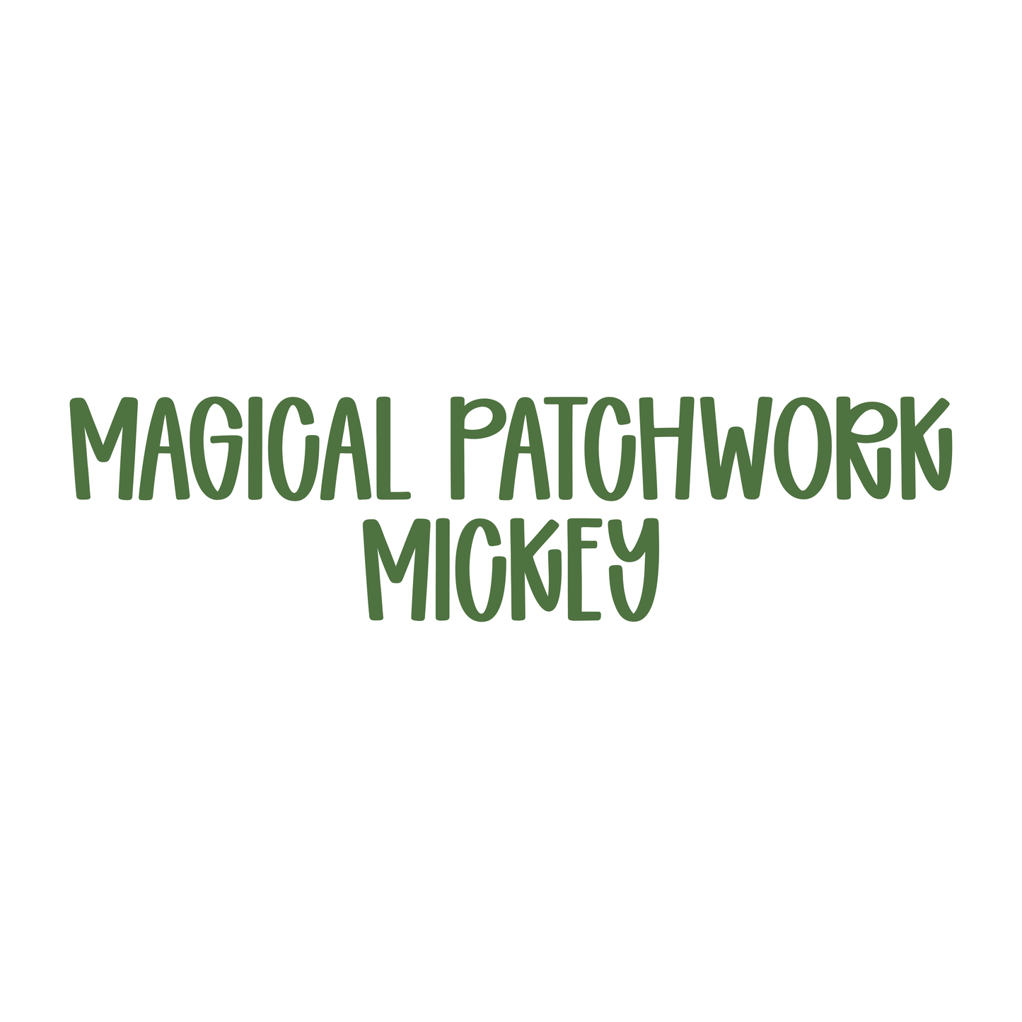 MICKEY | MAGICAL PATCHWORK
