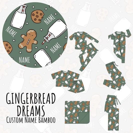GINGERBREAD DREAMS | CUSTOM NAME BAMBOO