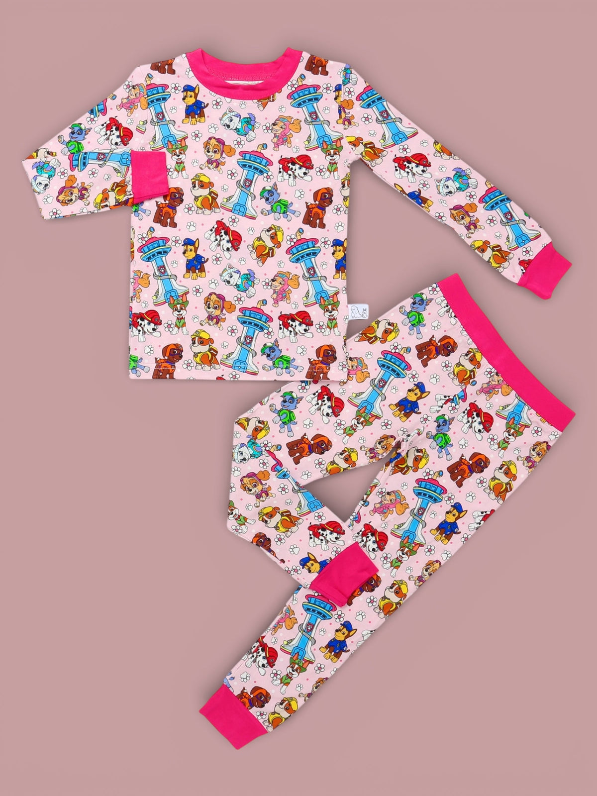 Call The Crew Pink 2p Long Sleeve Set