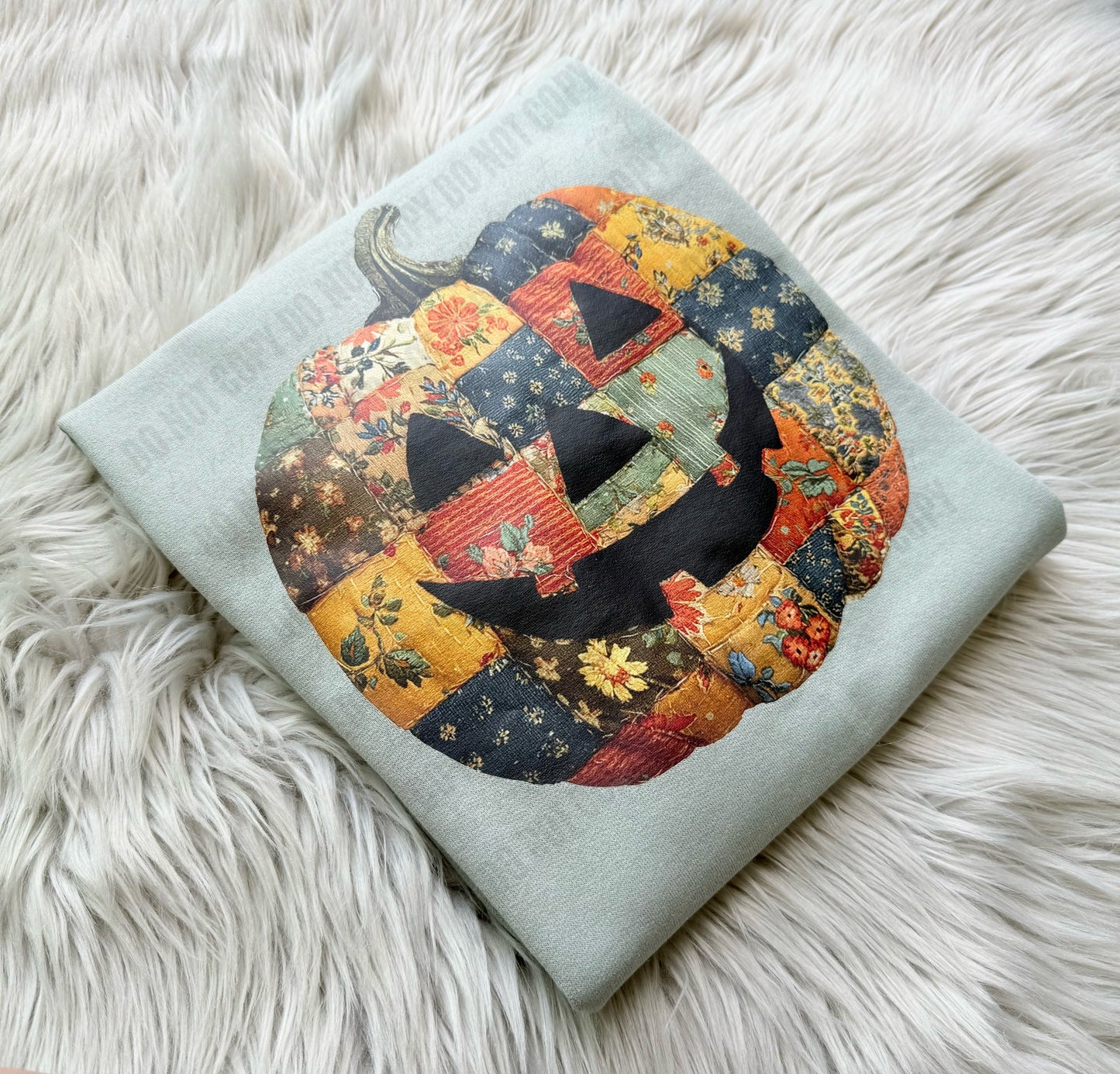 Pumpkin Faux (Fake) Applique - WS