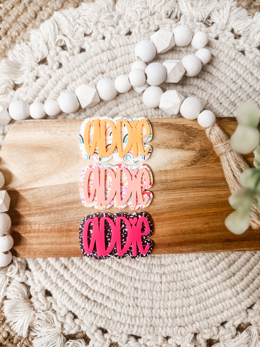 RAINBOW|SCHOOL HAIR CLIPS
