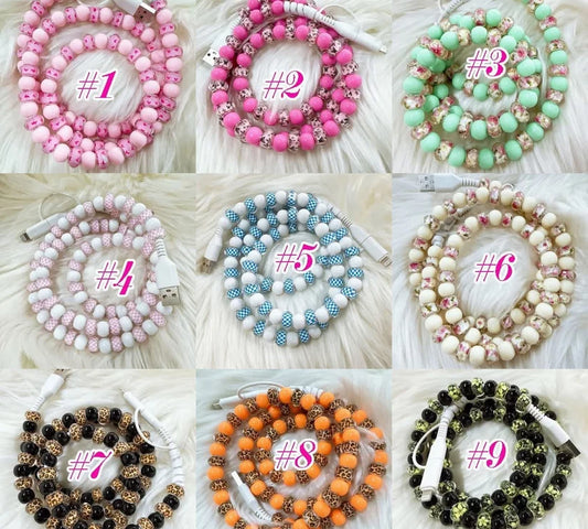 Acrylic Beaded Phone Charger