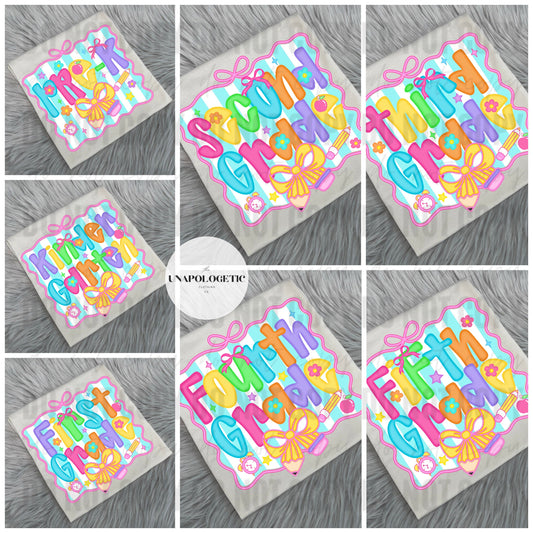 Bright Coq Bow  Grade Tees - WS
