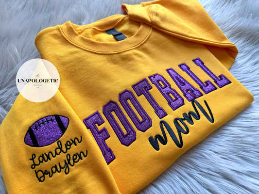 Custom Glitter Embroidered Applique - WS