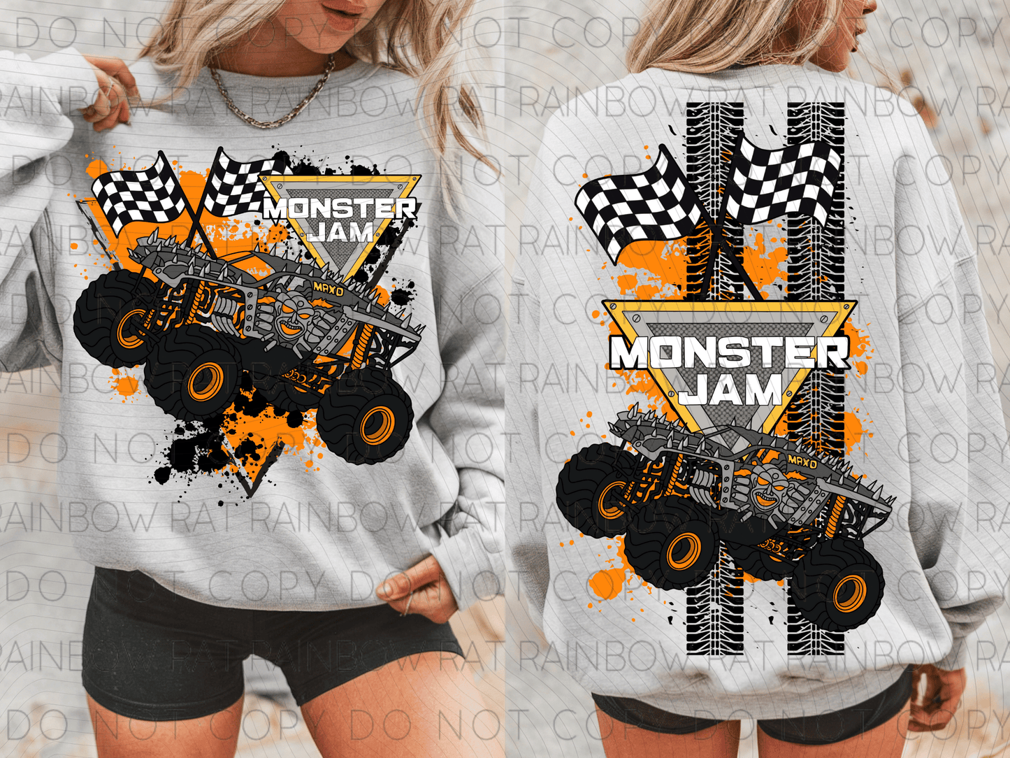 OVERSIDED Monster Jam- Adults