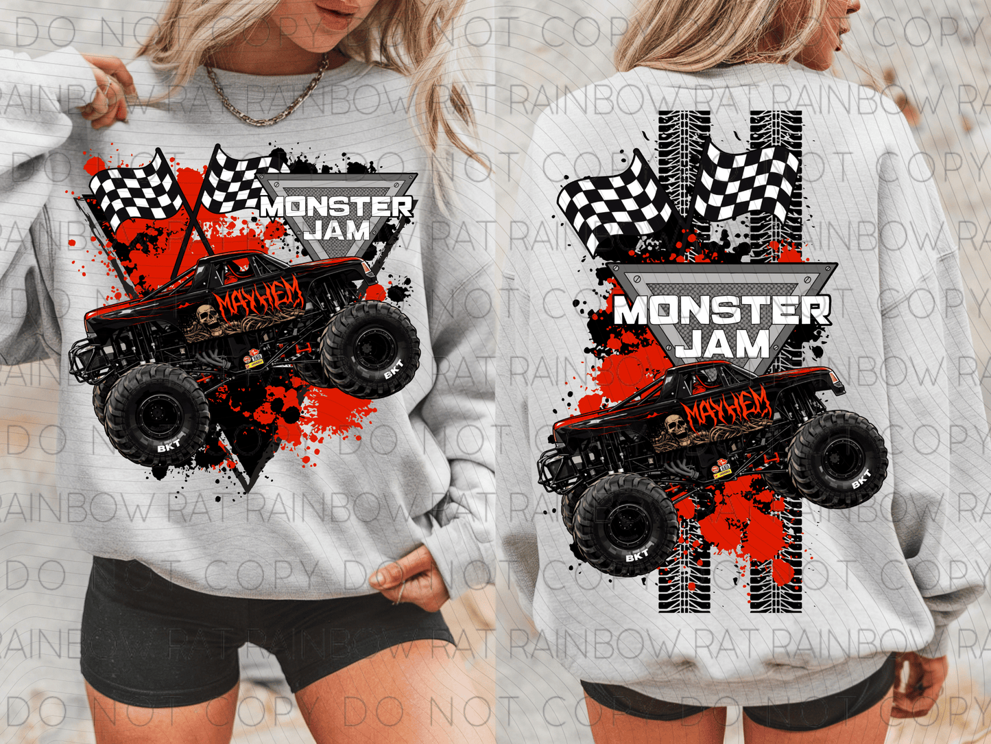 OVERSIDED Monster Jam- Adults