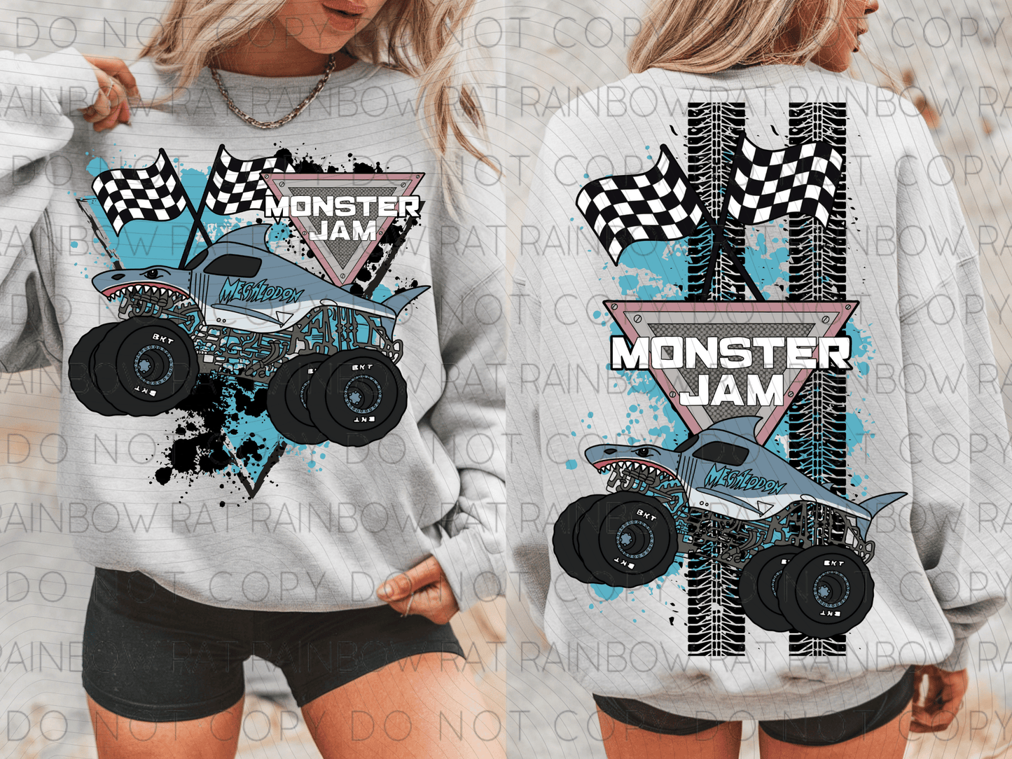 OVERSIDED Monster Jam- Adults