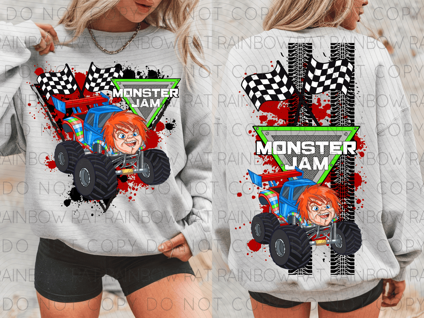 OVERSIDED Monster Jam- Adults