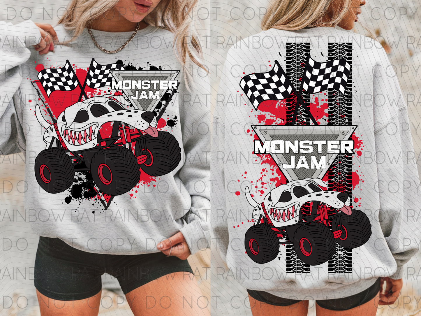 OVERSIDED Monster Jam- Adults