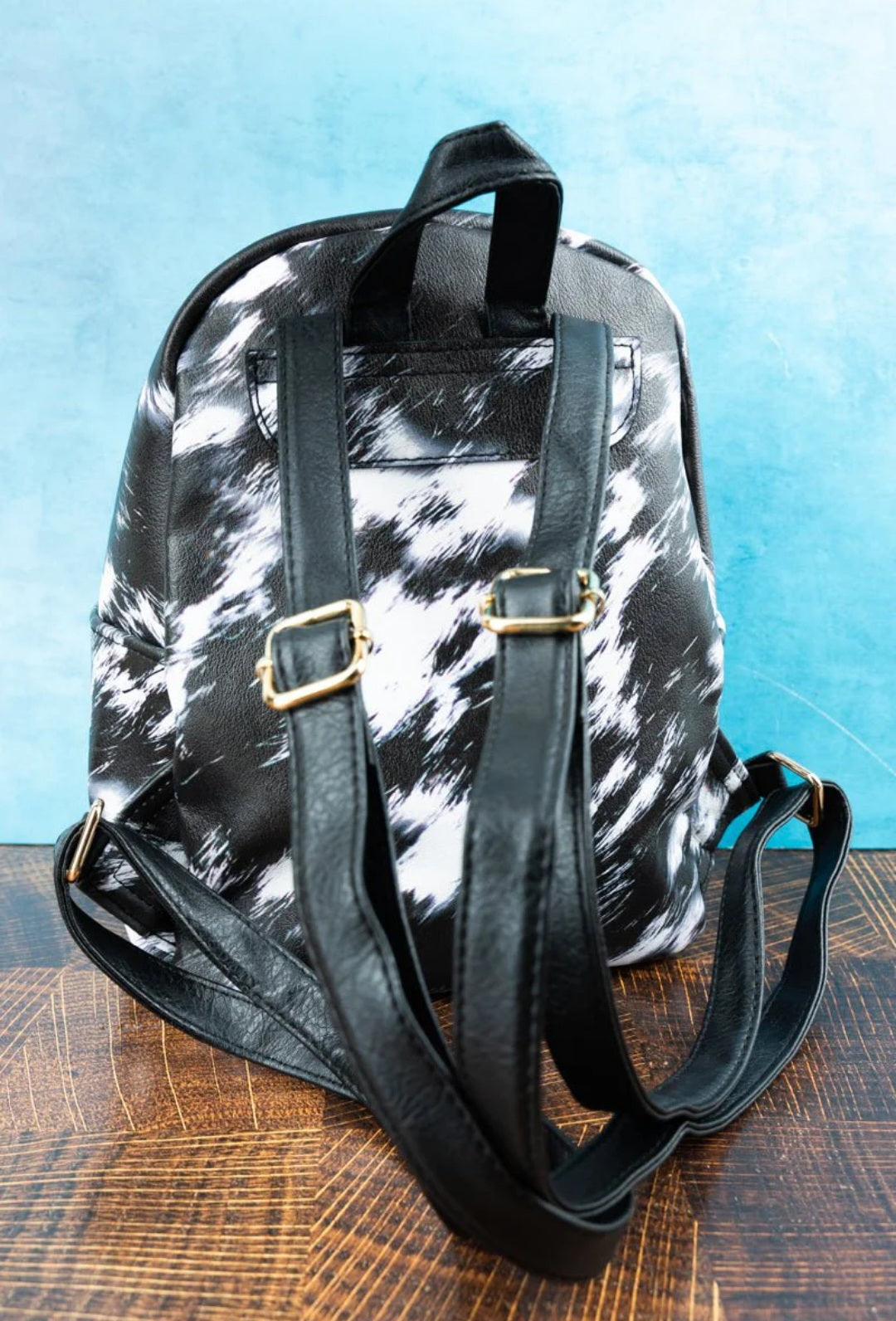 Cow-lifornia Dreaming Faux Leather Backpack