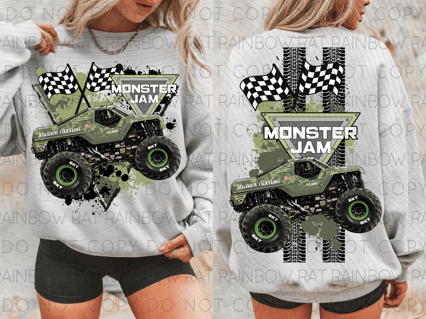 OVERSIDED Monster Jam- Adults