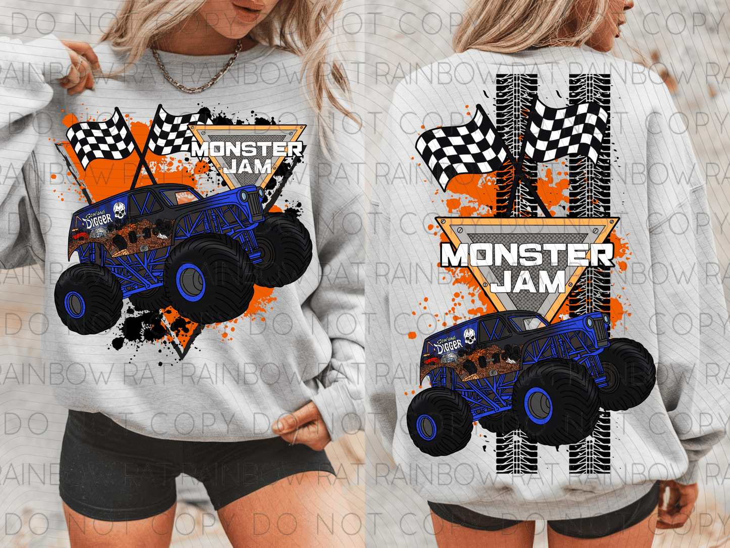 OVERSIDED Monster Jam- Adults