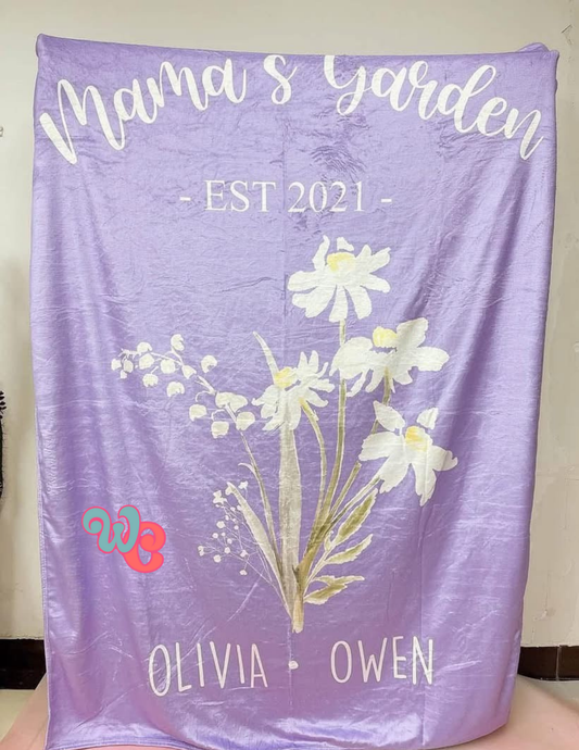 Garden Plush Blankets