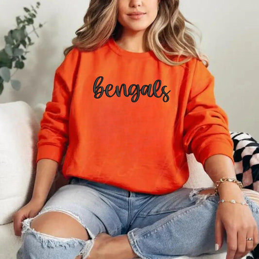 bengals 3D Puff Embroidered Shirt