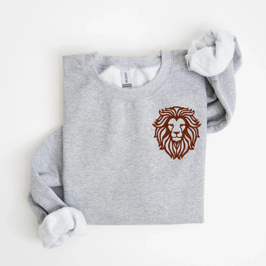 Lions Embroidered Sweatshirt | QUICK SHIP