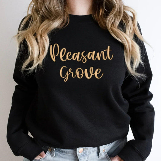 Pleasant Grove 3D Puff Embroidered Shirt