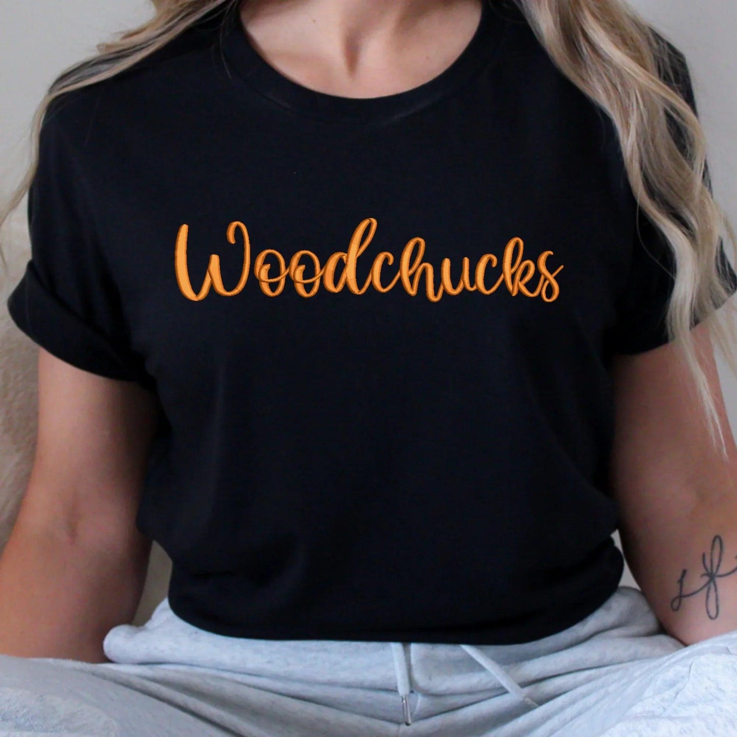 Woodchucks 3D Puff Embroidered Shirt