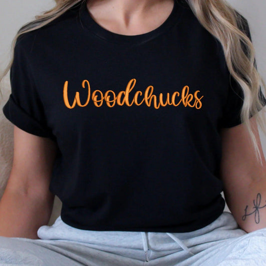Woodchucks 3D Puff Embroidered Shirt