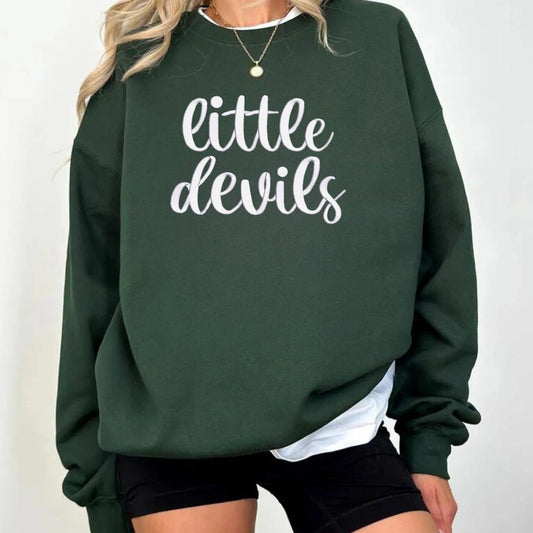little devils 3D Puff Embroidered Shirt