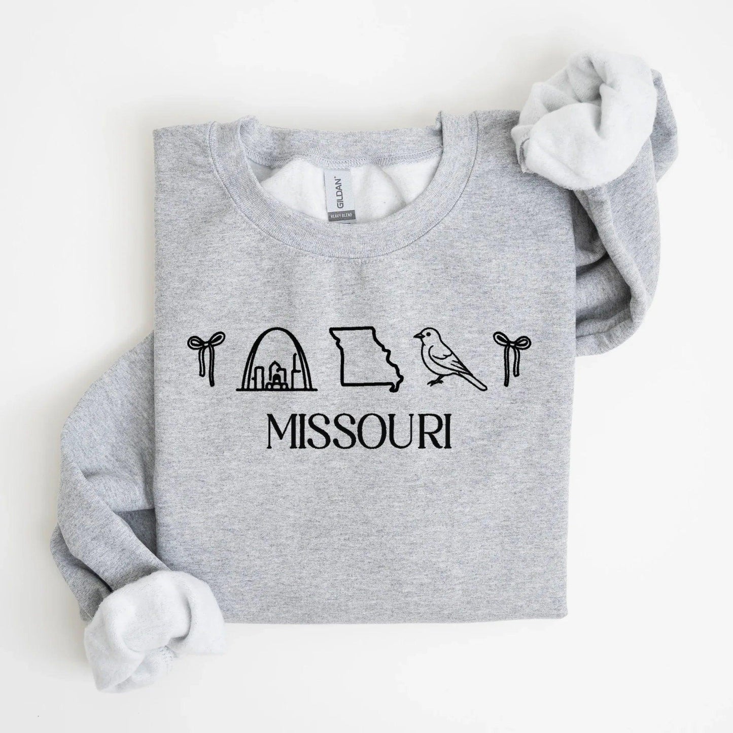 Missouri Embroidered Sweatshirt - QUICK SHIP