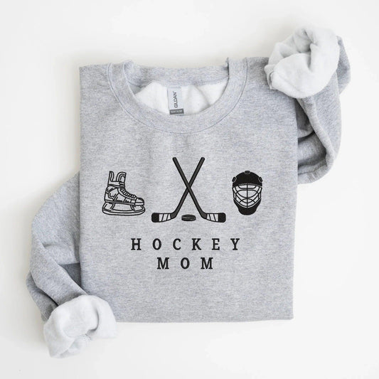 Hockey Mom Icons Embroidered Shirt | QUICK SHIP