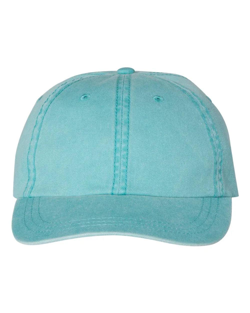 Embroidered Varsity Style Pigment-Dyed Twill Hat | Quick Ship