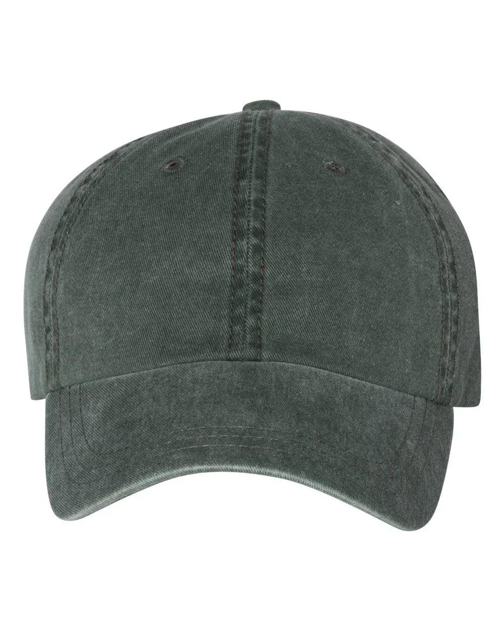 Embroidered Monogram Pigment-Dyed Twill Hat | Quick Ship