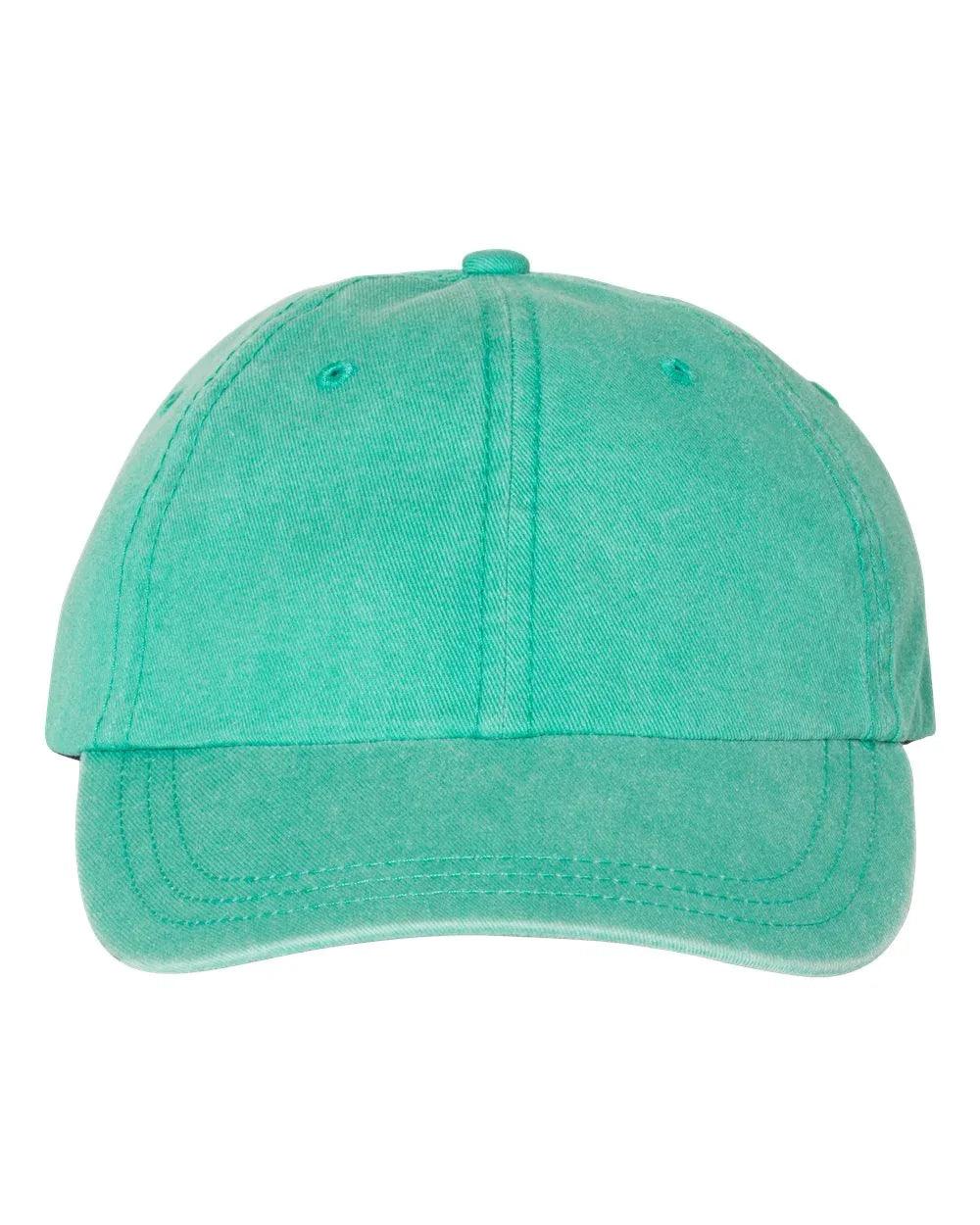 Embroidered Varsity Style Pigment-Dyed Twill Hat | Quick Ship