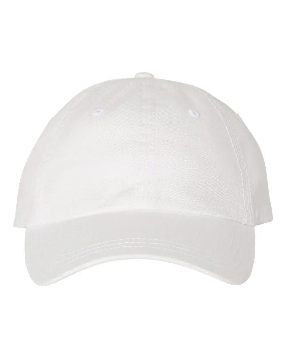 Embroidered Varsity Style Pigment-Dyed Twill Hat | Quick Ship