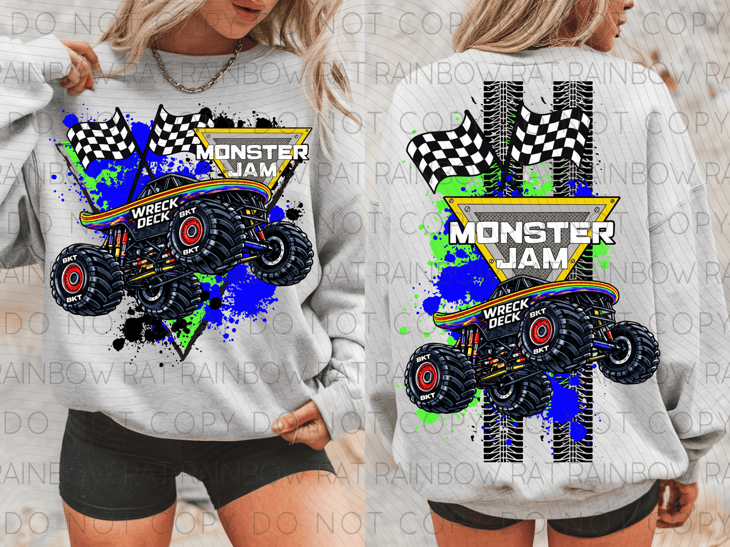 OVERSIDED Monster Jam- Adults