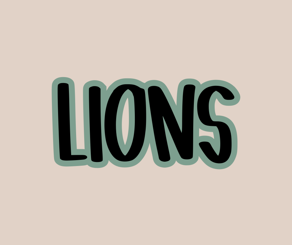 LIONS | LET’S GET WILD
