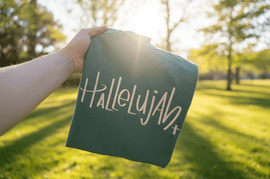 Hallelujah Embroidered Comfort Color T-Shirt