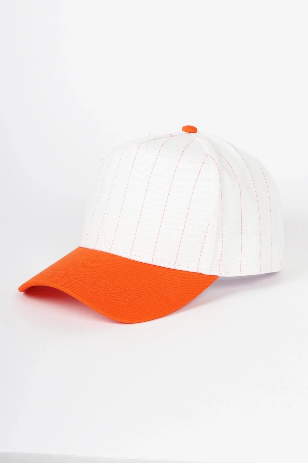 Custom Embroidered Baseball Pinstripe Trucker Hat | Personalized Text Snapback Hat