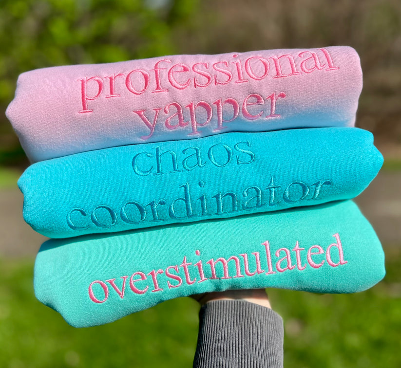 Times Roman Sayings - Crewneck Pullovers